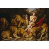 Daniel in the Lions beast animals Peter Paul Rubens - Oil Painting on Canvas Size 36X54