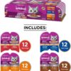 Whiskas Perfect Portions Food Trays for Cats - Chicken - Turkey - Beef - Salmon - 75g (24 Pack)