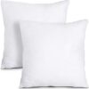 Utopia Bedding Throw Pillows Insert (Pack of 2, White) - 18 x 18 Inches pillows