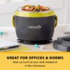 Crock-Pot 20-Ounce Lunch Crock Food Warmer, Gray and Green