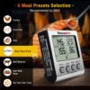 ThermoPro TP-17 Dual Probe Digital Cooking Meat Thermometer Large LCD Backlight Food Grill Thermometer
